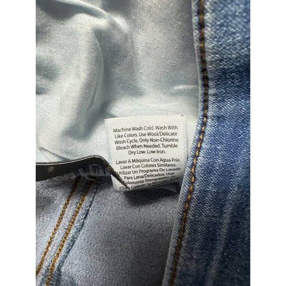 Time And Tru Shorts Womens XXL 20 Blue Jean Denim Rolled Cuff Medium Wash - Picture 5 of 10